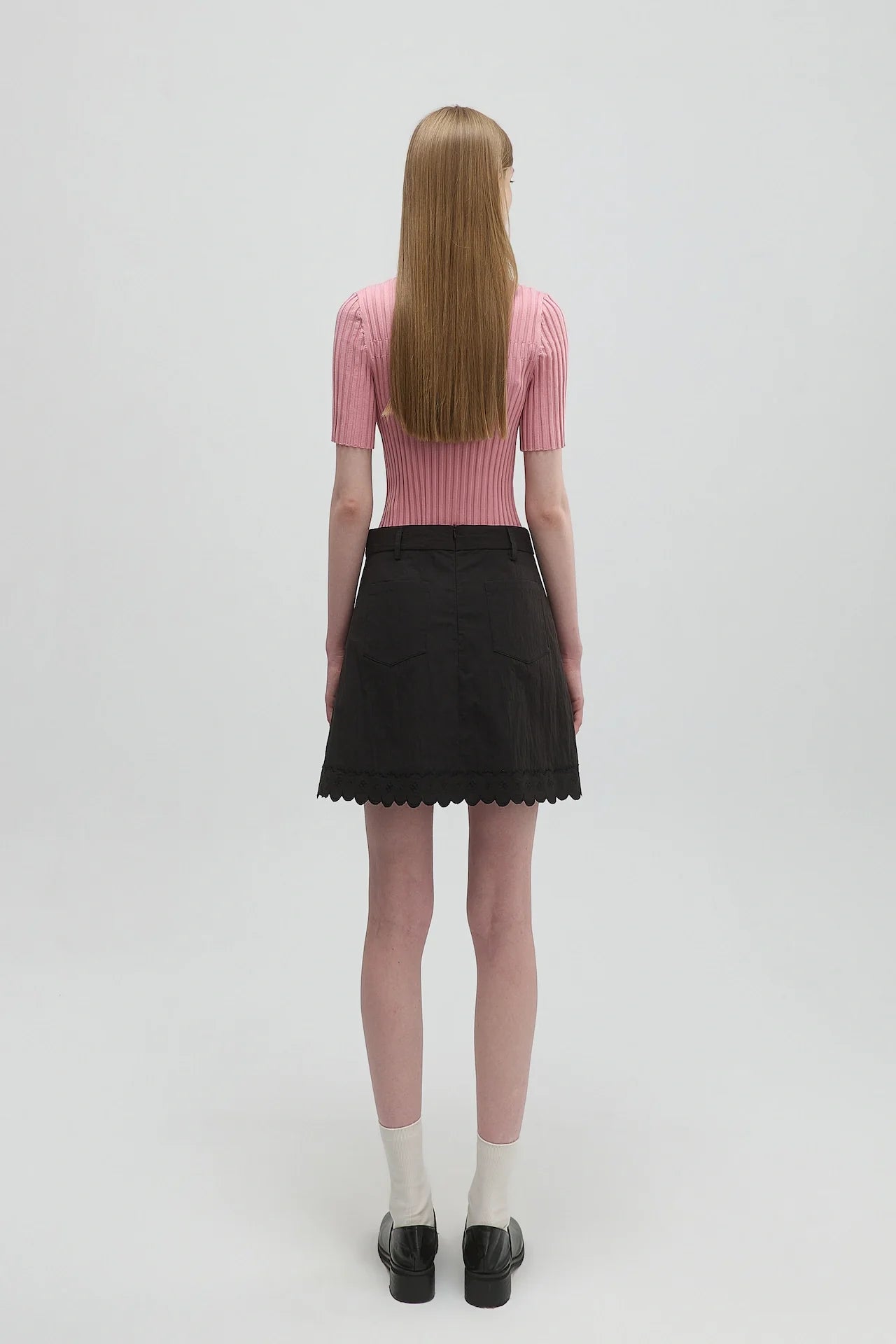 EMBROIDERED MINI SKIRT