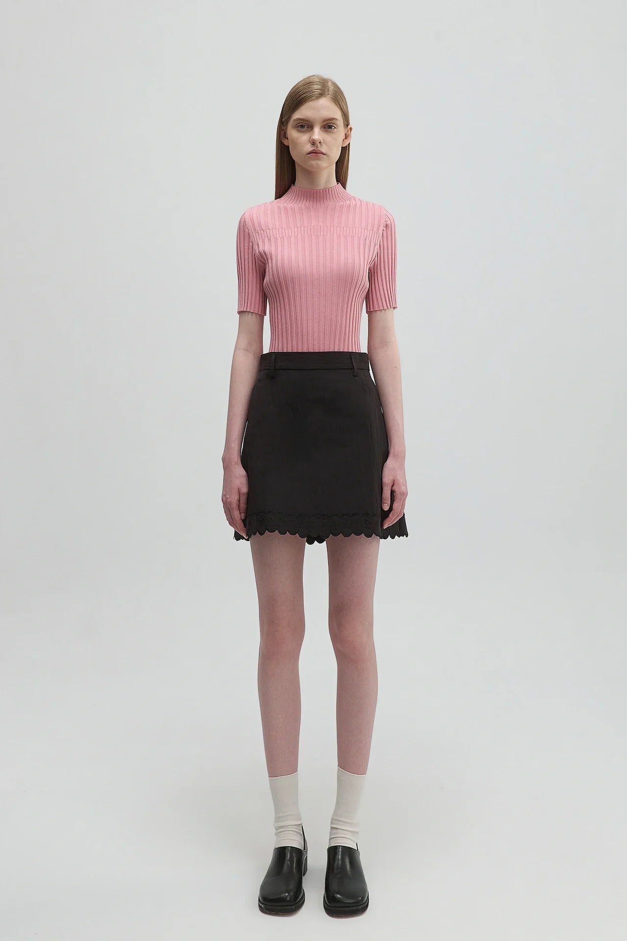 EMBROIDERED MINI SKIRT
