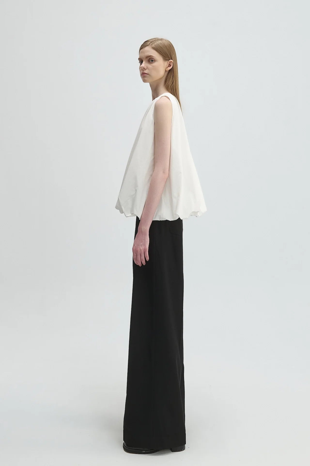 STRAIGHT-LEG TROUSERS