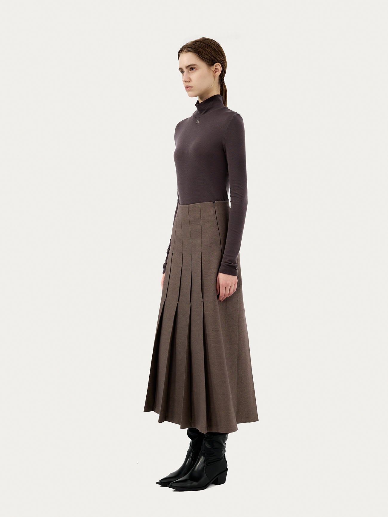 PLEATED SKIRT
